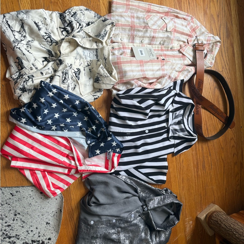 Ladies button up shirts